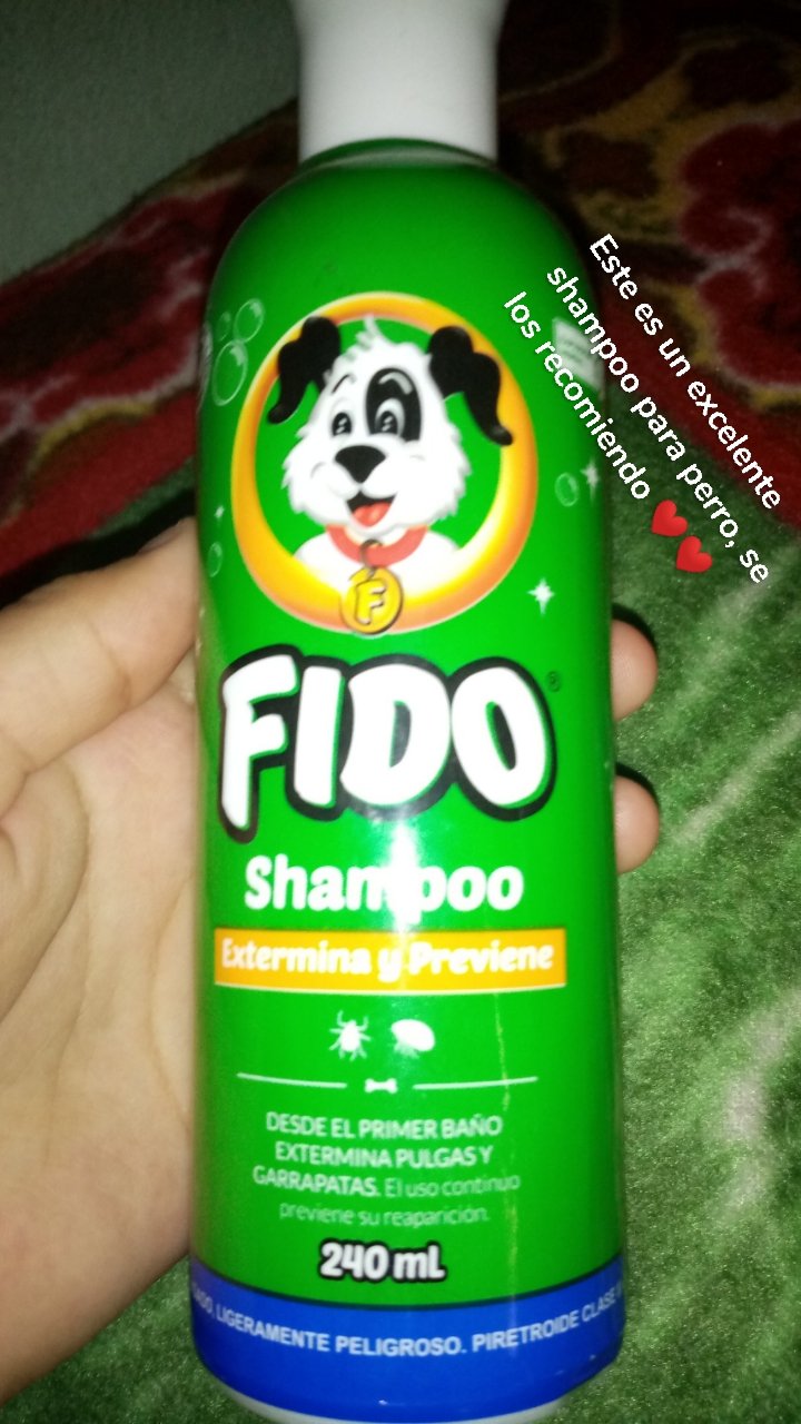 Este es un excelente shampoo para perro, se los recomiendo ❤️❤️